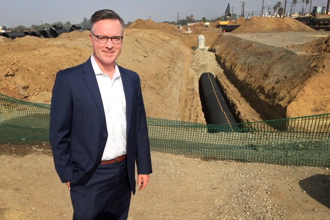 Greg Ames is managing director at Trammell Crow. Ames says the greater South Bay real estate market where Compton sits is roughly 300 million square feet of industrial space, and only about 2 percent of that is vacant at a given time. "Everything is pretty much occupied," he said.