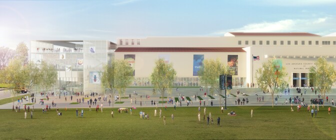 The museum’s southwestern perimeter is re-envisioned as a welcoming “front porch” extending from Bill Robertson Lane to the existing South Entrance. 