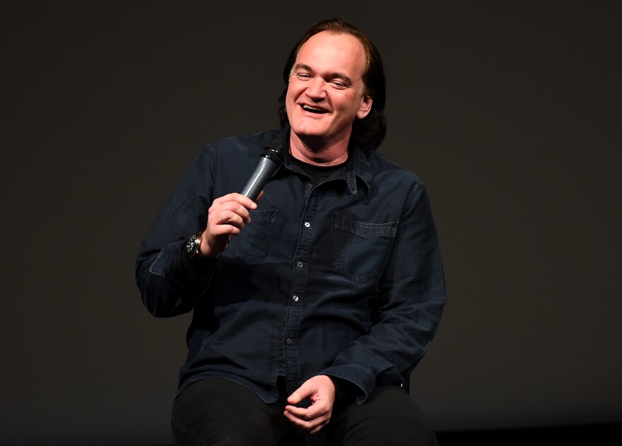 PARK CITY, UT - JANUARY 27:  Director Quentin Tarantino speaks at the "Reservoir Dogs" 25th Anniversary Screening during the 2017 Sundance Film Festival at Eccles Center Theatre on January 27, 2017 in Park City, Utah.  (Photo by Nicholas Hunt/Getty Images for Sundance Film Festival)
