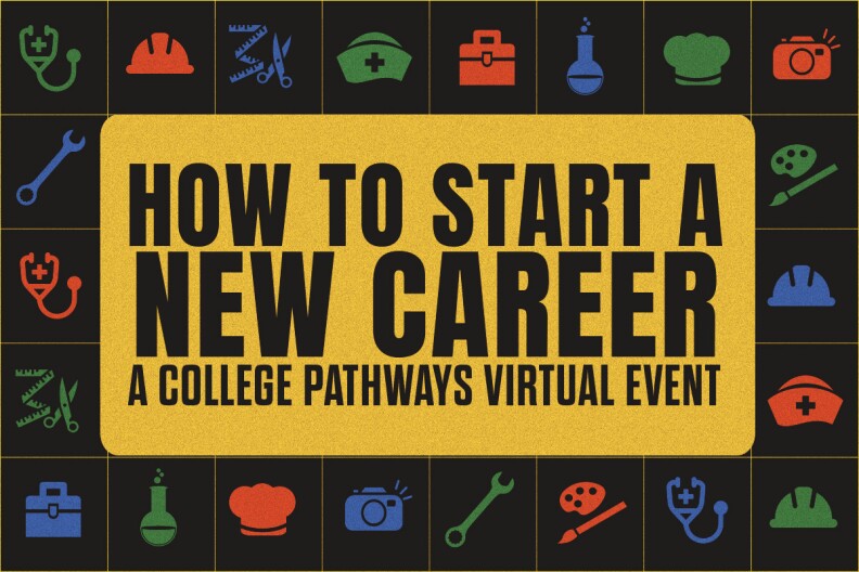 college pathways virtual event graphic