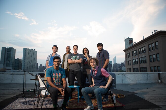 The cast and crew of 'Freestyle Love Supreme'