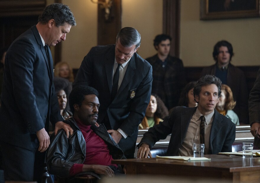 The Trial of the Chicago 7. Yahya Abdul-Mateen II as Bobby Seale in The Trial of the Chicago 7. Cr. Niko Tavernise/NETFLIX © 2020