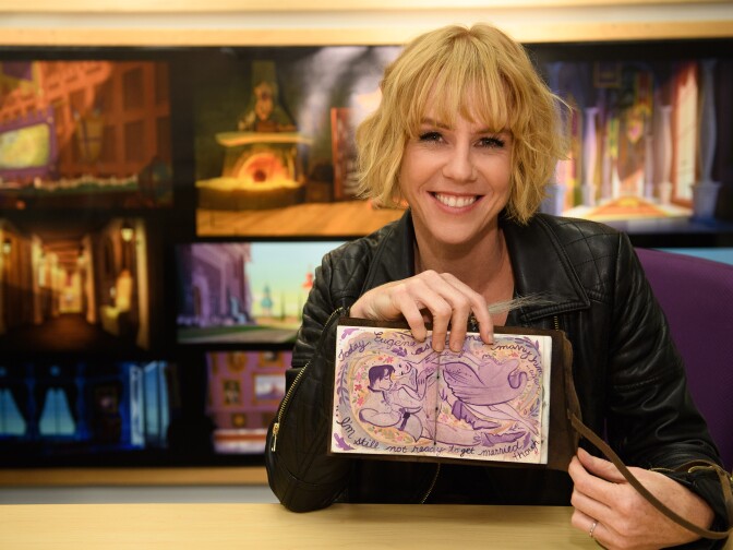 TANGLED: THE SERIES - Tour of "Tangled" production offices. (Disney Channel/Richard Harbaugh)
CLAIRE KEANE (ARTIST)