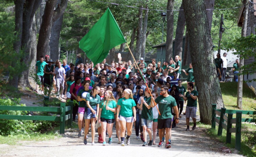 Image of students at Seeds of Peace International Camp. 