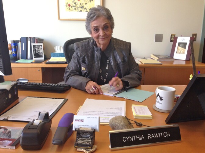 Cynthia Rawitch, interim dean of the communications school at Cal State Northridge, was among the first faculty to arrive on the post-earthquake scene. Twenty years later, she says she has a lot to do to prepare for the next major quake. 