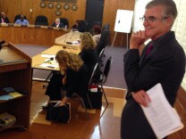 State Superintendent of Schools Tom Torlakson attends the first meeting of an oversight committee that will act as watchdog over $90 million in school improvement bonds.