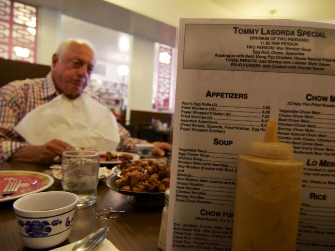 A regular of Paul's Kitchen, Tommy Lasorda has a special named after him.