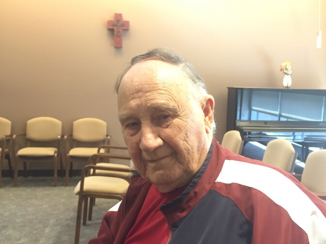 Paul Lally served in the Air Force in the mid 1950s, and now lives in a veterans home on the VA's Westwood campus. He'd like to be cremated and have his ashes interred in the VA's planned columbarium at Los Angeles National Cemetery.