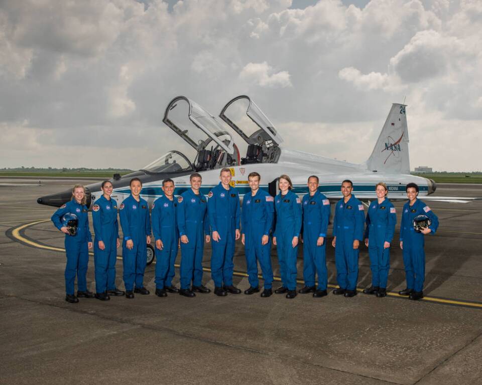 2017 NASA Astronaut Candidates. Photo Date: June 6, 2017. Location: Ellington Field - Hangar 276, Tarmac. 