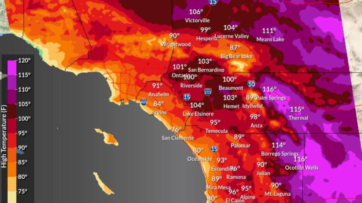 Your SoCal Weather Report For July 18 — 21: Hot, hot, hot! - Vimarsana News