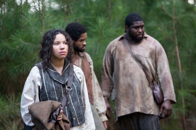 Jurnee Smollett-Bell as Rosalee in the WGN series "Underground."