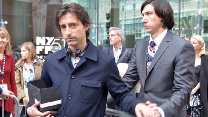 Director Noah Baumbach and actor Adam Driver, see here on the set of "While We're Young," have collaborated for the fourth time with "Marriage Story."
 