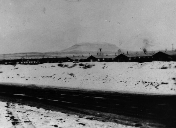 Tule Lake Japanese Internment Camp, 1945. 