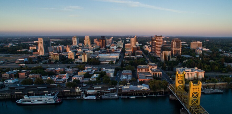 Downtown Sacramento Skyline.