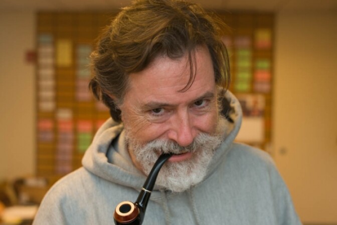 Stephen Colbert gears up for his new show, "Late Night with Stephen Colbert" 