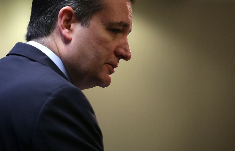 Republican presidential candidate Sen. Ted Cruz (R-TX) speaks at the Heritage Foundation December 10, 2015 in Washington, DC.