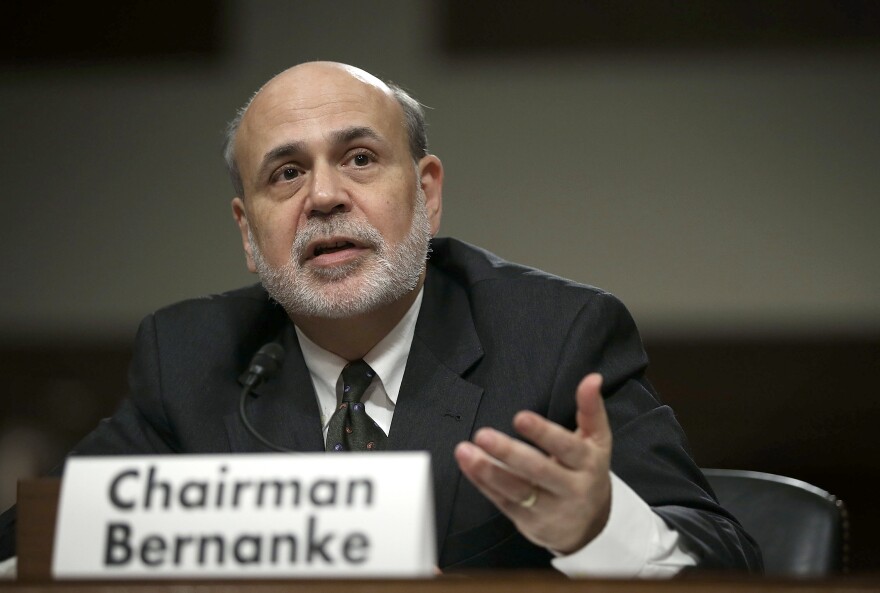 WASHINGTON, DC - MAY 22:  Federal Reserve Board Chairman Ben Bernanke testifies during a hearing before the Joint Economic Committee May 22, 2013 on Capitol Hill in Washington, DC. Bernanke was on the Hill to give his views on the current economic outlook.  (Photo by Alex Wong/Getty Images)