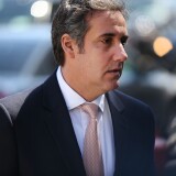 NEW YORK, NY - APRIL 26: Michael Cohen, longtime personal lawyer and confidante for President Donald Trump, arrives at the United States District Court Southern District of New York on April 26, 2018 in New York City. Cohen and lawyers representing President Trump are asking the court to block Justice Department officials from reading documents and materials related to his Cohen's relationship with President Trump that they believe should be protected by attorney-client privilege. Officials with the FBI, armed with a search warrant, recently raided Cohen's office and two private residences.
(Photo by Spencer Platt/Getty Images)