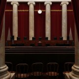 WASHINGTON, DC - SEPTEMBER 30:  The courtroom of he U.S. Supreme Court  is seen September 30, 2016 in Washington, DC. The Supreme Court will return for a new term on Monday, October 3.  (Photo by Alex Wong/Getty Images)