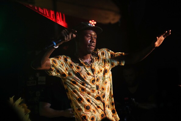 NEW YORK, NY - AUGUST 03:  Tyler, The Creator performs at Webster Hall on August 3, 2017 in New York City.  (Photo by Johnny Nunez/WireImage)
