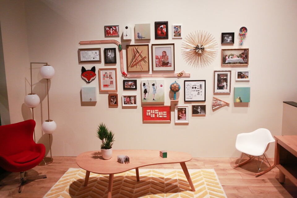 "Play" exhibit living room