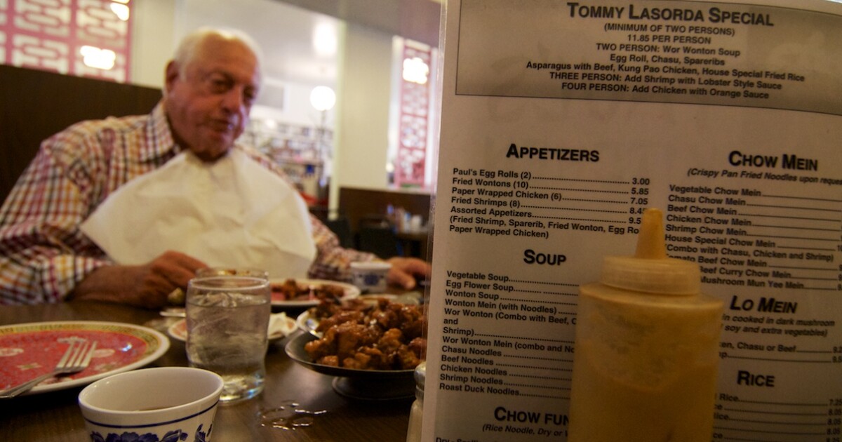 Tommy Lasorda's favorite restaurant is Paul's Kitchen, a hole in the