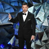 HOLLYWOOD, CA - MARCH 04:  Host Jimmy Kimmel speaks onstage during the 90th Annual Academy Awards at the Dolby Theatre at Hollywood & Highland Center on March 4, 2018 in Hollywood, California.  (Photo by Kevin Winter/Getty Images)