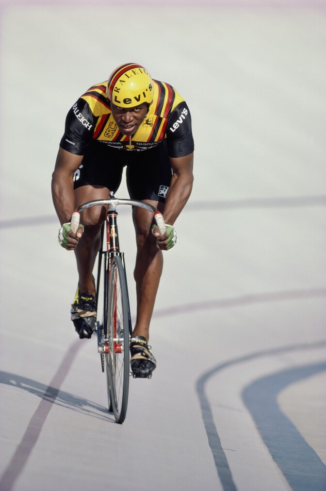 Nelson Vails grew up in Harlem, New York and worked as a bicycle messenger. 