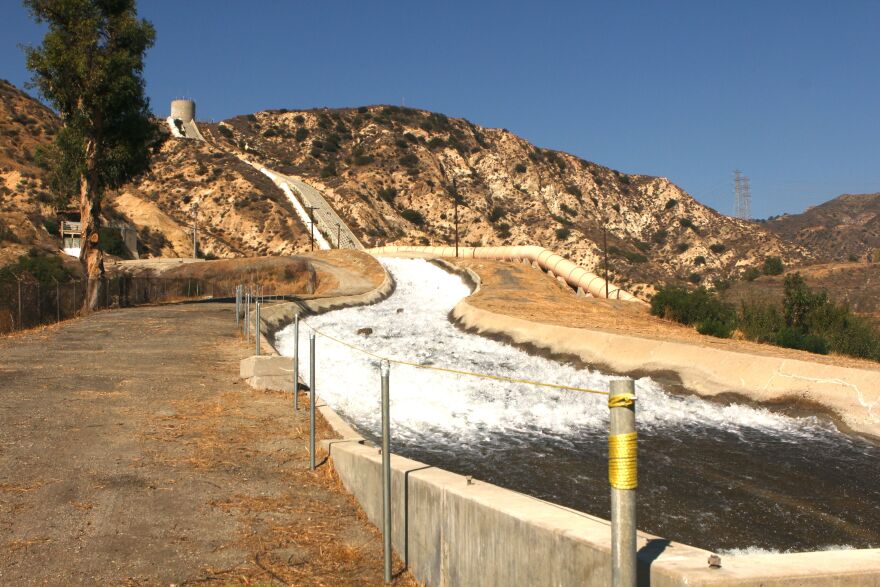 Los Angeles Aqueduct Terminus Cascades in Sylmar.