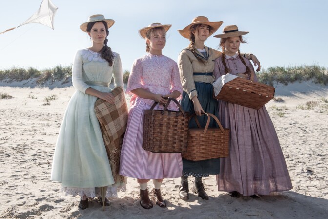 Emma Watson, Florence Pugh, Saoirse Ronan and Eliza Scanlen star in 'Little Women.'