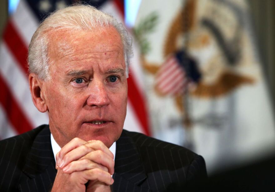 U.S. Vice President Joseph Biden speaks during a meeting with representatives from the video game and entertainment industries January 11, 2013 at the Eisenhower Executive Office Building of the White House in Washington, DC. Biden continued his work on developing policy proposals in response to the shooting tragedy in Newtown, Connecticut. He will give his recommendations to President Barack Obama next week.