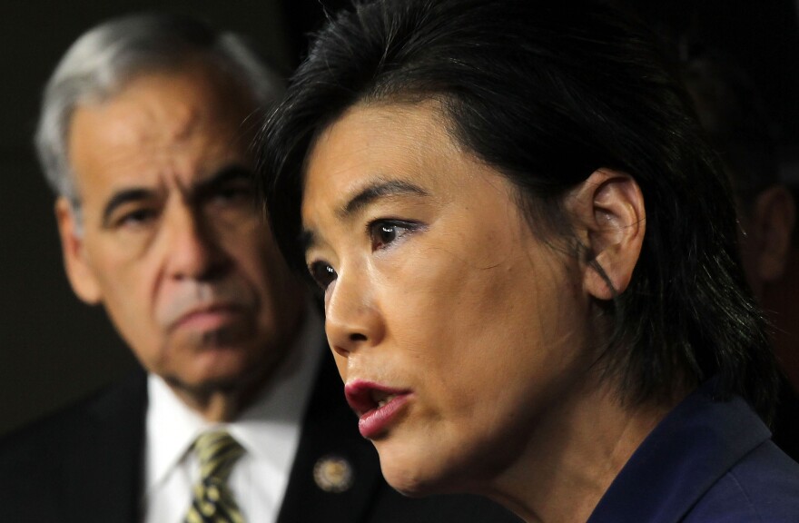 U.S. Rep. Judy Chu (D-CA) lent KPCC's Kitty Felde her recipe for Christmas dumplings.