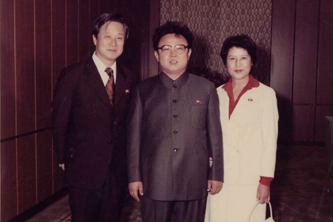 Shin Sang-ok, Kim Jong-il, and Choi Eun-hee in "The Lovers and the Despot," a Magnolia Pictures release.
