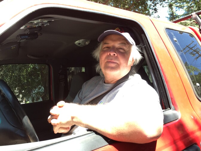 Don Ross with the Crescenta Valley Fire Safe Council helps homeowners safeguard their property from wildfires.