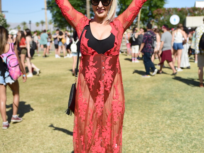 INDIO, CA - APRIL 15:  Festivalgoer attends day 2 of the 2017 Coachella Valley Music & Arts Festival Weekend 1 at the Empire Polo Club on April 15, 2017 in Indio, California.  (Photo by Emma McIntyre/Getty Images for Coachella)