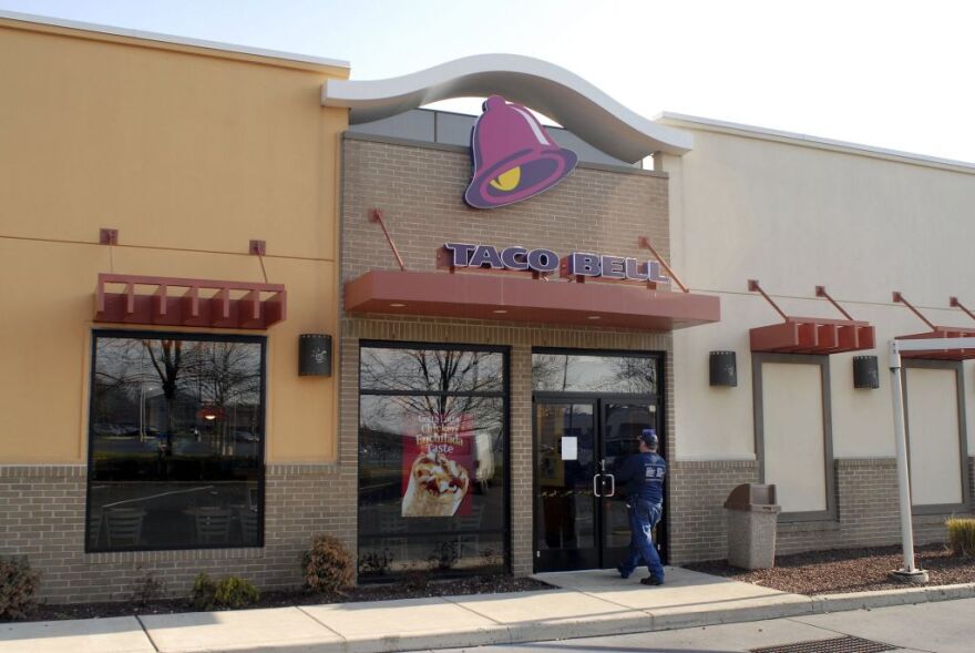 A man enters a closed Taco Bell restaurant at Franklin Mills Mall December 7, 2006 in Philadelphia, Pennsylvania. Taco Bell restaurants in the Philadelphia area have closed voluntarily for testing, after five people who contracted an E. coli illness, dined at a Taco Bell restaurant before falling ill. 