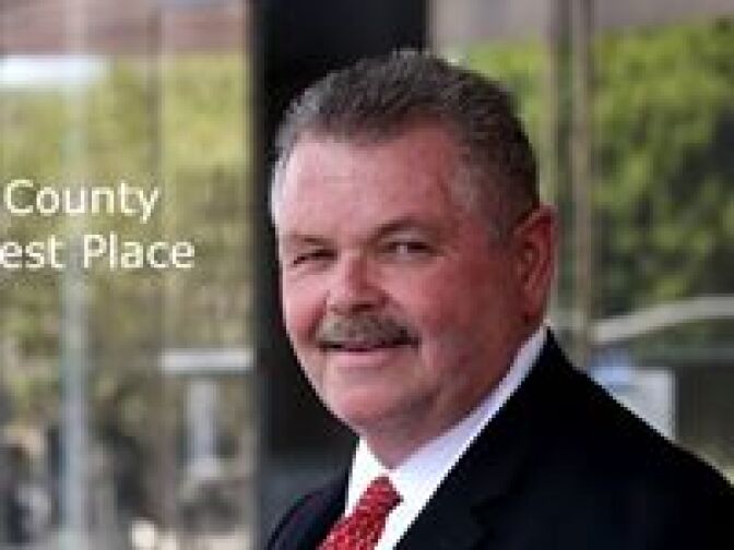 Retired Commander Bob Lindsay is running for sheriff against incumbent Jim McDonnell.