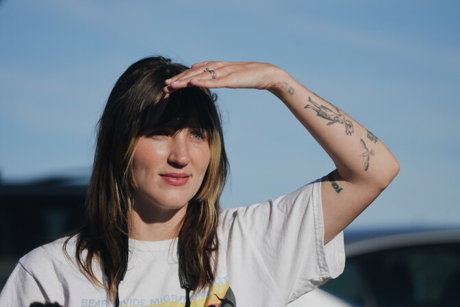 Kelsey Reckling is on the lookout.