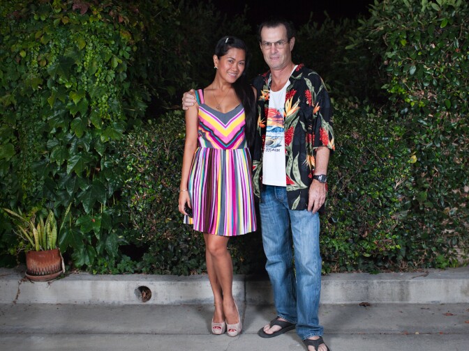 Margery Hymen and her husband Joe Hyman have been married for 6 years. They were semi-formally introduced in person in the Philippines.