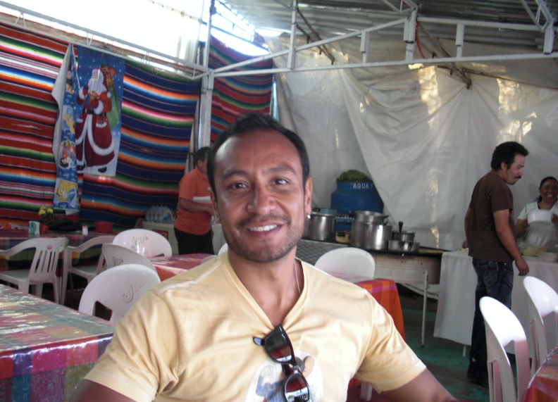 Julio on a visit to Mexico in 2010.
