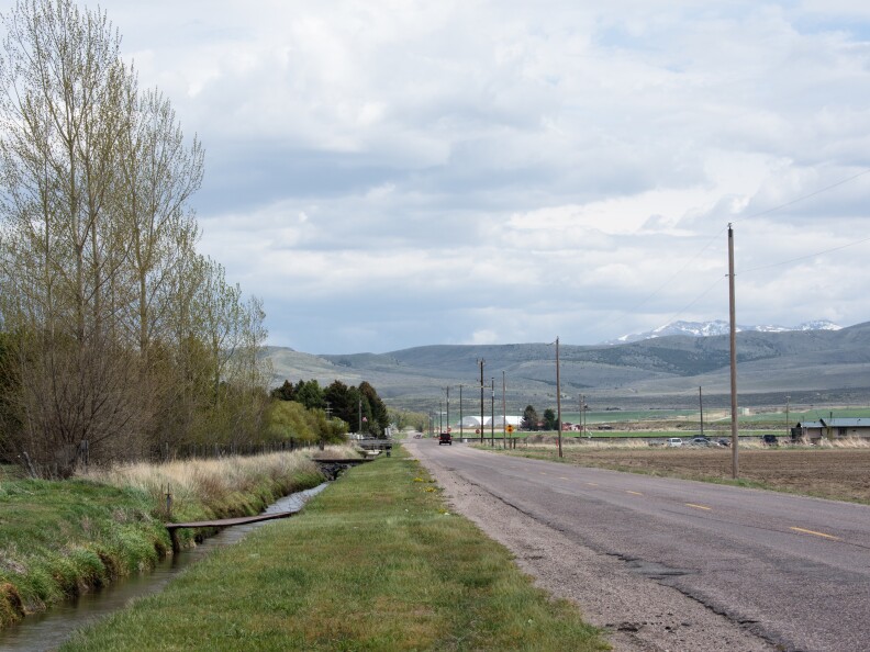 The Fort Hall Indian Reservation in rural eastern Idaho where Adree Edmo grew up.
