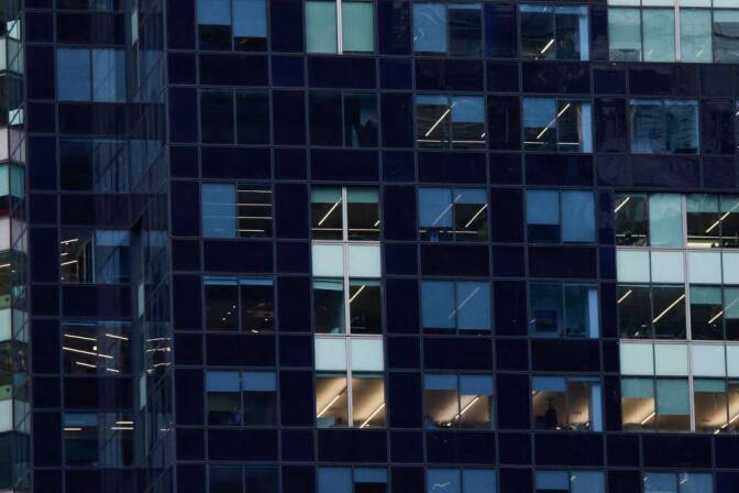 NEW YORK CITY OCTOBER 03 : General views of offices buildings in midtown Manhattan on October 03,2022 in New York City. New York leasing demand has bounced back toward pre-pandemic levels, the corridor has 29% of office space available for tenants, nearly double the amount four years ago and above the city's overall rate of 19%, according to research from brokerage firm Savills. (Photo by Kena Betancur/VIEWpress)