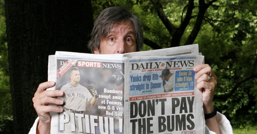 Humorist Andy Borowitz is on a tour performing stand-up comedy.