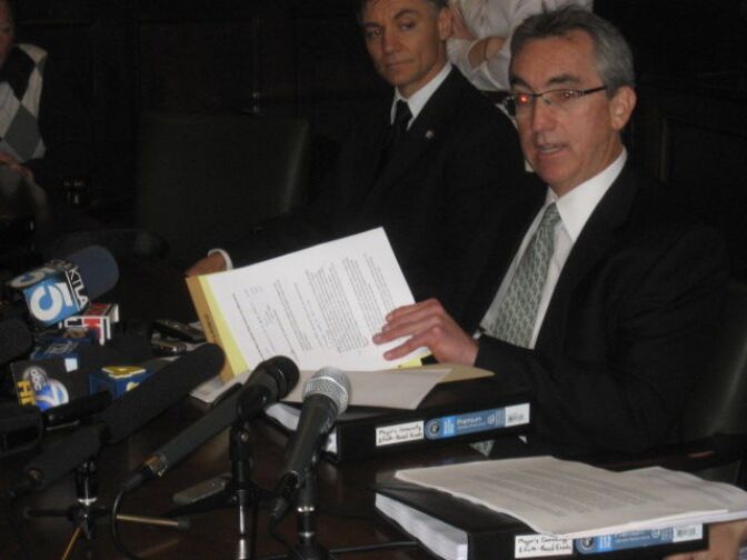 Los Angeles Mayor Antonio Villaraigosa's attorney Brian Curry defends the mayor's practice of receiving free entry to high profile sporting and entertainment events.