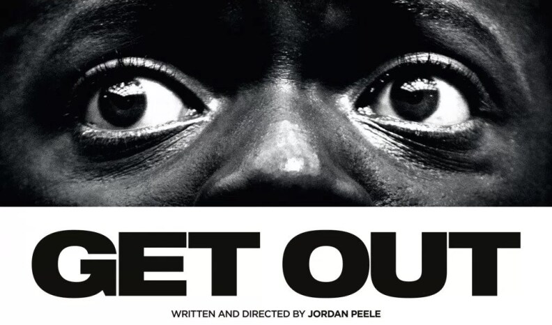 Movie poster for the 2017 film, Get Out.