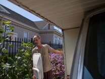 Kevin McManus lives in his RV and has to change locations to avoid getting hassled, on Monday June 8, 2015 in San Pedro. RV parks are not an option for him, he said because they generally only welcome newer vehicles.   