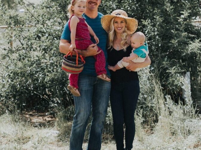 The Morgado family, Steven (left), Melissa (right) and their two children. Photo courtesy of Melissa Morgado.
