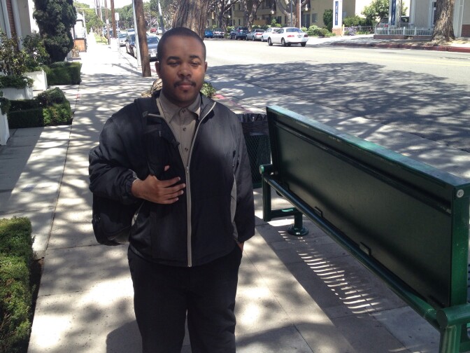 Trevaughn Spearman, a tenant for the past year of a Sterling-owned building in West Los Angeles, says he has not experienced any treatment by owners or managers that would make him feel unwelcome.