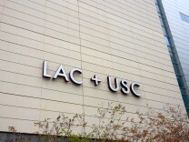 A file photo shows Los Angeles County/USC Medical Center.
