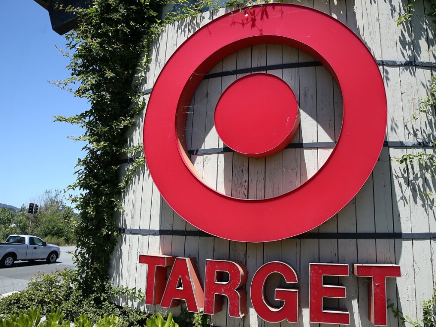 File photo: The sign in front of a Target store in Novato, Calif. 